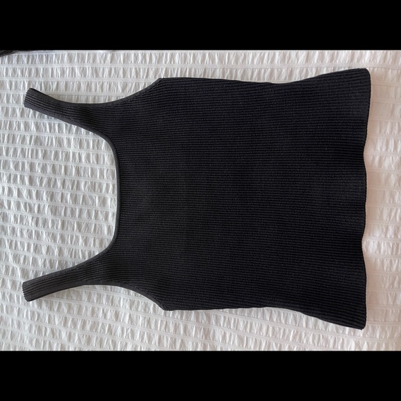 SOLD- Babaton sculpt knit squareneck tank - Picture 3 of 5